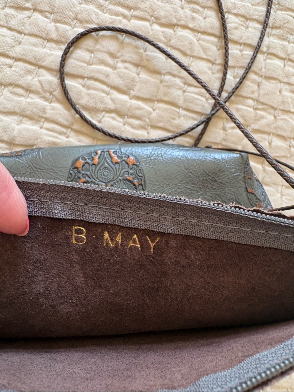 B. May Embossed Skull Crossbody bag - Picture 5 of 10